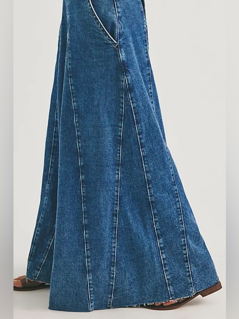 NWT! Free People We The Free Vista Apron Jumpsuit Sz 25/27/30/32 - Picture 3 of 4
